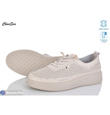 Кросівки жіночі на літо (8 пар р.37-41) бежевий  "Chunsen"