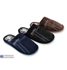 Тапки чоловічі на весну/осінь (12 пар р.41-46) мікс  "LUXORIS"