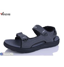 Сандалі чоловічі на літо (8 пар р.41-46) сірий  "Supo-Vegas"