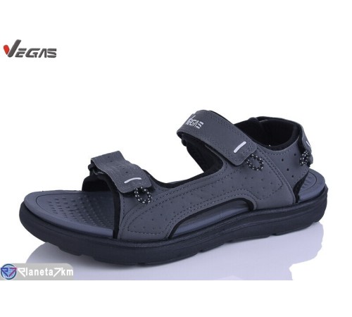 Сандалі чоловічі на літо (8 пар р.41-46) сірий  "Supo-Vegas"