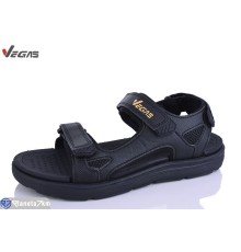 Сандалі чоловічі на літо (8 пар р.41-46) чорний  "Supo-Vegas"