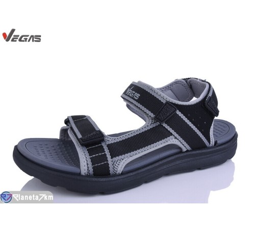 Сандалі чоловічі на літо (8 пар р.41-46) чорний  "Supo-Vegas"