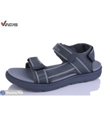 Сандалі чоловічі на літо (8 пар р.41-46) сірий  "Supo-Vegas"