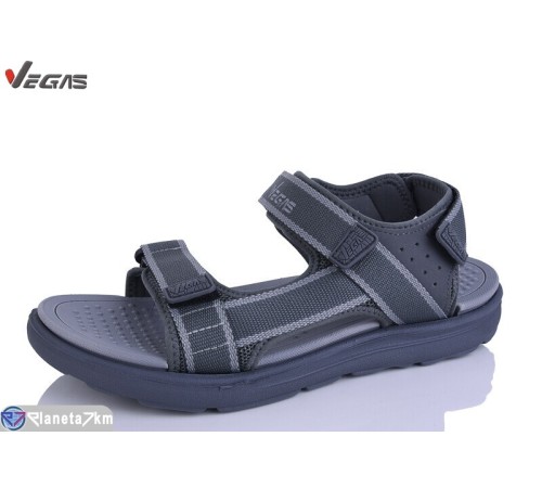 Сандалі чоловічі на літо (8 пар р.41-46) сірий  "Supo-Vegas"