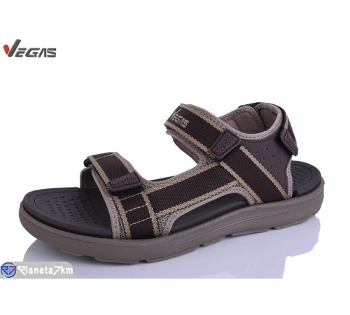 Сандалі чоловічі на літо (8 пар р.41-46) коричневий  "Supo-Vegas"