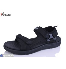 Сандалі чоловічі на літо (8 пар р.41-46) чорний  "Supo-Vegas"