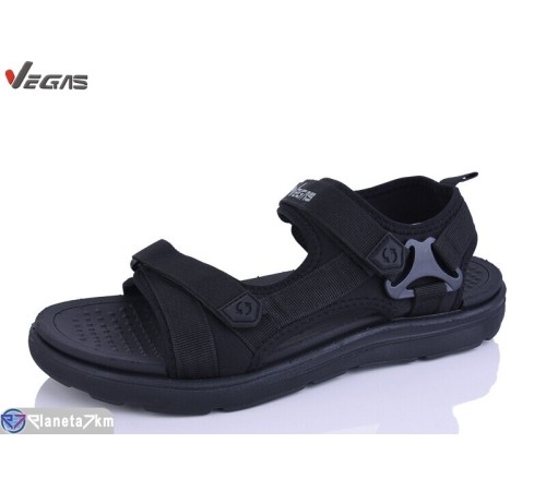 Сандалі чоловічі на літо (8 пар р.41-46) чорний  "Supo-Vegas"