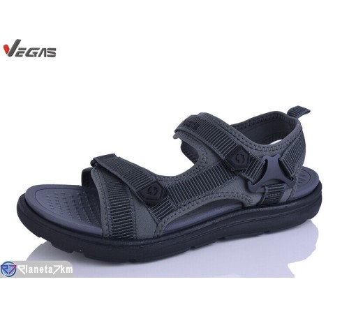 Сандалі чоловічі на літо (8 пар р.41-46) сірий  "Supo-Vegas"