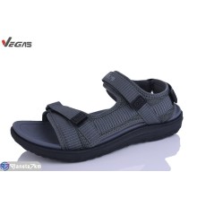 Сандалі чоловічі на літо (8 пар р.41-46) сірий  "Supo-Vegas"