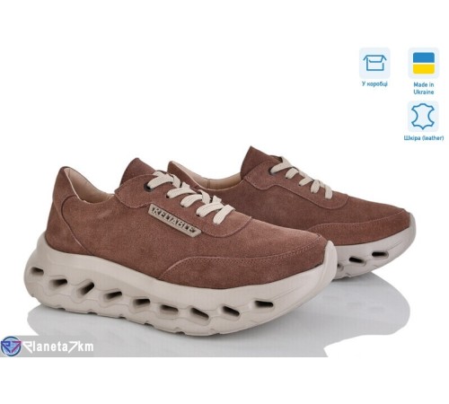 Кросівки жіночі на весну/осінь (6 пар р.36-40) коричневий  "FANio"