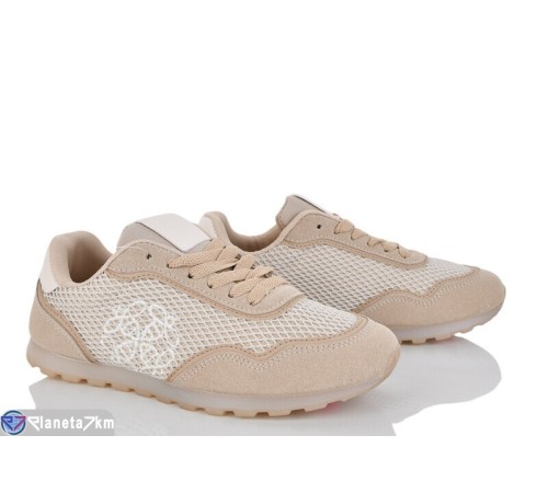 Кросівки жіночі на весну/осінь (8 пар р.36-41) бежевий  "LOREDANA"