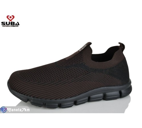 Кросівки чоловічі на літо (8 пар р.41-46) коричневий  "SUBA"
