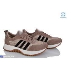 Кросівки жіночі на весну/осінь (6 пар р.36-41) коричневий  "STELUSA"