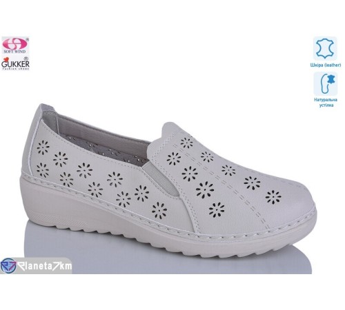 Туфлі жіночі на літо (8 пар р.37-42) бежевий  "Gukkcr"