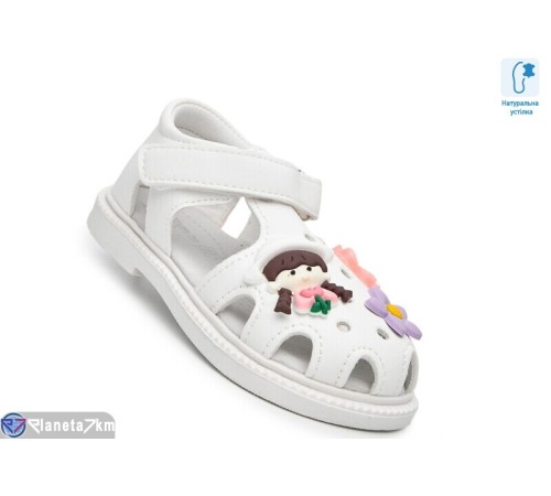 Дитячі босоніжки на літо (8 пар р.23-28) білий  "TOMMY"