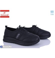 Кросівки жіночі на весну/осінь (8 пар р.37-42) чорний  "Saimaoji"