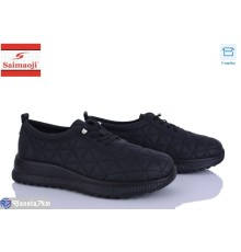 Кросівки жіночі на весну/осінь (8 пар р.37-42) чорний  "Saimaoji"