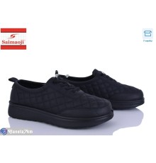 Кросівки жіночі на весну/осінь (8 пар р.37-42) чорний  "Saimaoji"