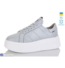 Кросівки жіночі на весну/осінь (6 пар р.36-40) сірий  "LINA"