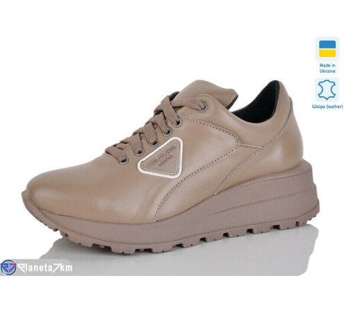 Кросівки жіночі на весну/осінь (6 пар р.36-40) коричневий  "LINA"