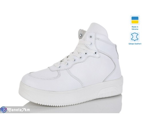 Черевики жіночі на весну/осінь (6 пар р.36-40) білий  "LINA"