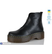 Черевики жіночі на весну/осінь (6 пар р.36-40) чорний  "LINA"