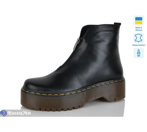 Черевики жіночі на весну/осінь (6 пар р.36-40) чорний  "LINA"