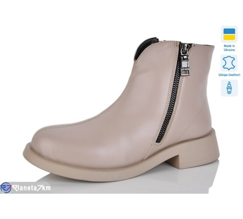 Черевики жіночі на весну/осінь (6 пар р.36-40) бежевий  "LINA"