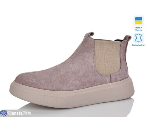 Черевики жіночі на весну/осінь (6 пар р.36-40) коричневий  "LINA"