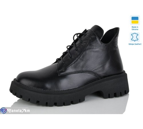 Черевики жіночі на весну/осінь (6 пар р.36-40) чорний  "LINA"