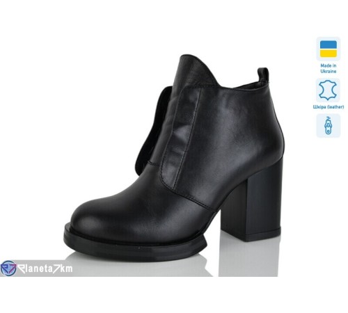 Черевики жіночі на весну/осінь (6 пар р.36-40) чорний  "LINA"