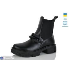 Черевики жіночі на весну/осінь (6 пар р.36-40) чорний  "LINA"