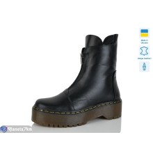 Черевики жіночі на весну/осінь (6 пар р.36-40) чорний  "LINA"