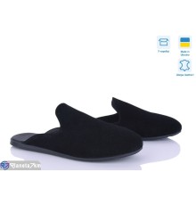 Шлепки жіночі на літо (6 пар р.36-40) чорний  "Linda"