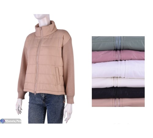 Куртка жіноча на весну/осінь (10 шт. р.сетка XL-3XL) мікс  "Mirella"