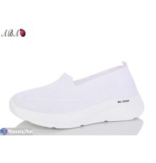 Сліпони жіночі на літо (8 пар р.40-43) білий  "Aba"