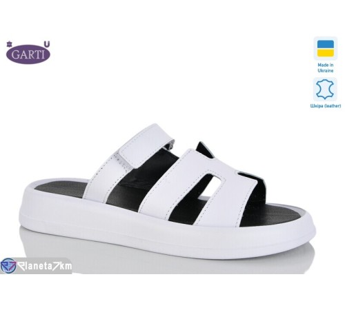 Шлепки жіночі на літо (6 пар р.36-40) білий  "Garti"