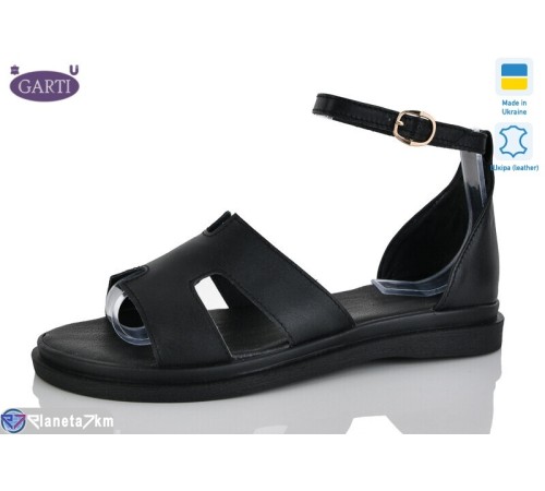 Босоніжки жіночі на літо (6 пар р.36-40) чорний  "Garti"