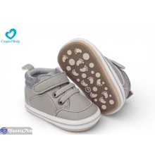 Пінетки дитячі на весну/осінь (6 пар р.11-13) сірий  "Comfort-baby"