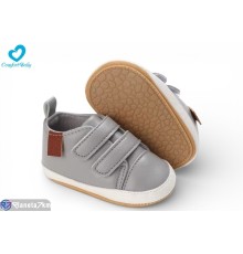 Пінетки дитячі на весну/осінь (6 пар р.11-13) сірий  "Comfort-baby"