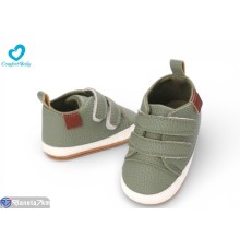 Пінетки дитячі на весну/осінь (6 пар р.11-13) зелений  "Comfort-baby"