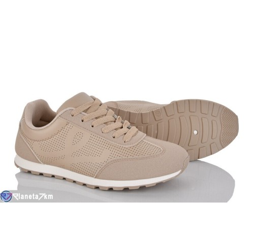 Кросівки жіночі на весну/осінь (8 пар р.36-41) бежевий  "LOREDANA"