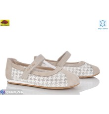 Балетки жіночі на літо (8 пар р.36-41) бежевий  "Mei De Li"