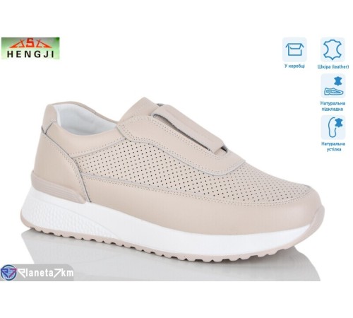 Туфлі жіночі на весну/осінь (8 пар р.36-41) бежевий  "HENGJI-ELENA"