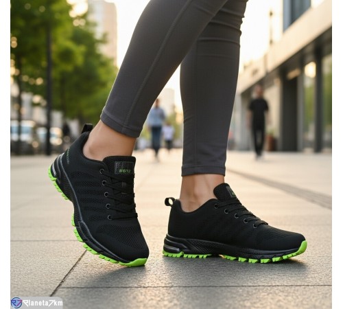 Кросівки жіночі на весну/осінь (8 пар р.36-41) чорний  "Fuggo"