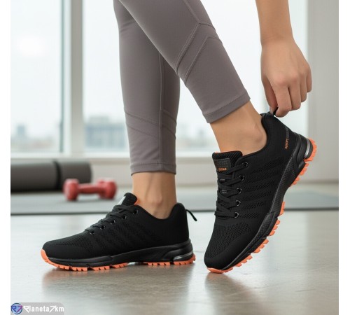 Кросівки жіночі на весну/осінь (8 пар р.36-41) чорний  "Fuggo"