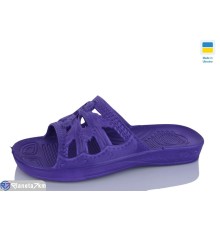Шлепки жіночі на літо (8 пар р.36-41) фіолетовий  "Korka"