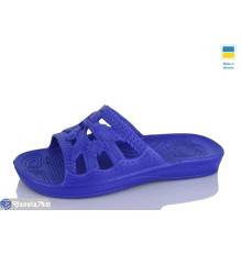 Шлепки жіночі на літо (8 пар р.36-41) синій  "Korka"