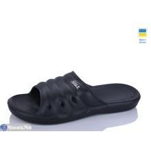 Шлепки жіночі на літо (8 пар р.36-41) чорний  "Korka"