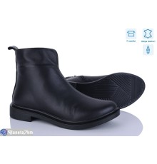 Черевики жіночі на весну/осінь (6 пар р.37-40) чорний  "Linda"